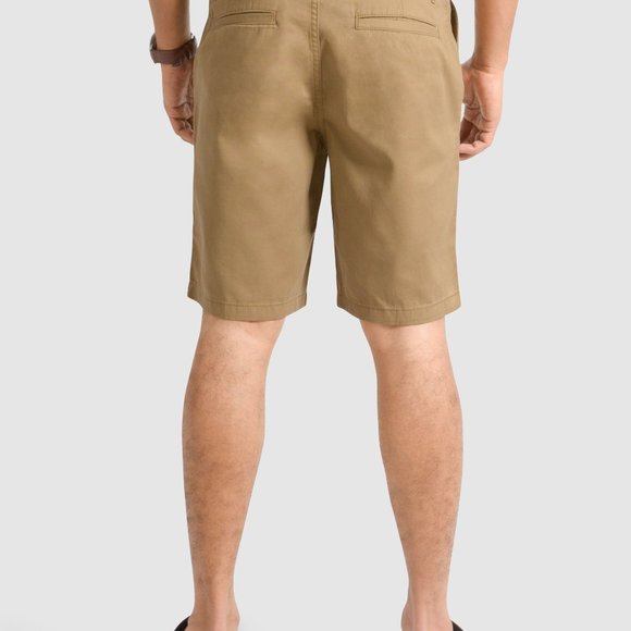 OLGYN Men’s Regular Fit Khaki Chino Shorts - Picture 2 of 6